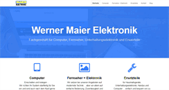 Desktop Screenshot of maier-elektronik.de