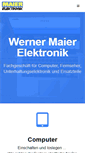 Mobile Screenshot of maier-elektronik.de